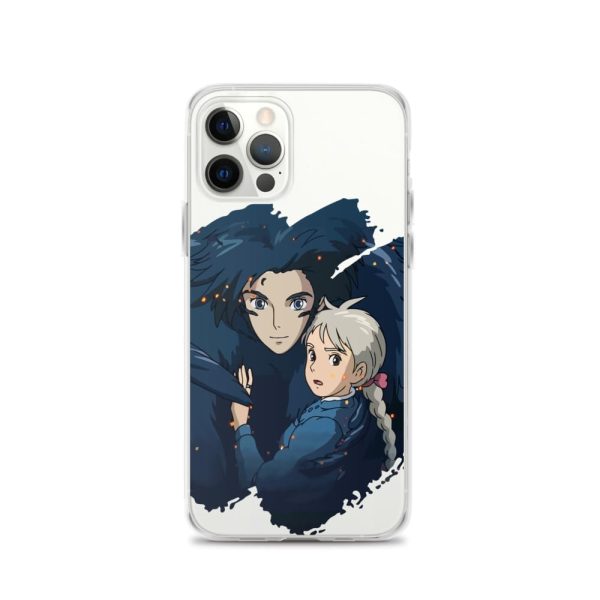 Howl's Moving Castle Poster - Howl and Sophie iPhone Case-Accessories, Howl's Moving Castle, Howl's Moving Castle Poster, Phone Case