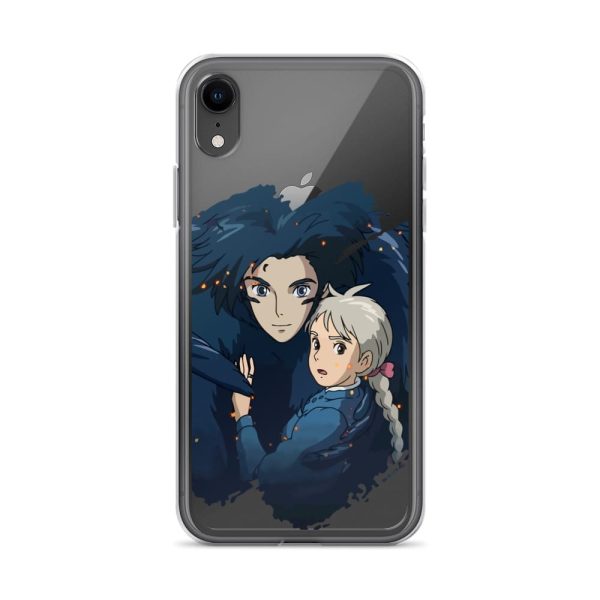 Howl's Moving Castle Poster - Howl and Sophie iPhone Case-Accessories, Howl's Moving Castle, Howl's Moving Castle Poster, Phone Case