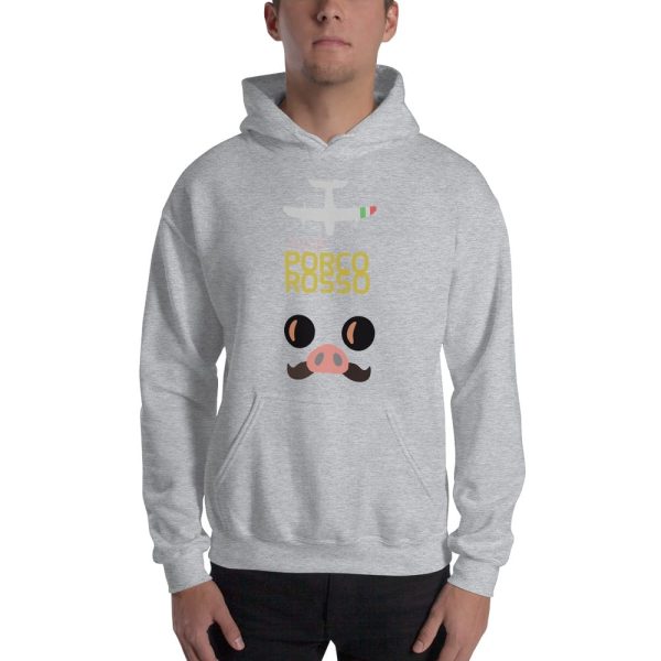 Porco Rosso Hoodie Unisex-Apparel, Hoodie, porco rosso