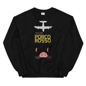 Porco Rosso Sweatshirt Unisex-Apparel, porco rosso, Sweatshirt