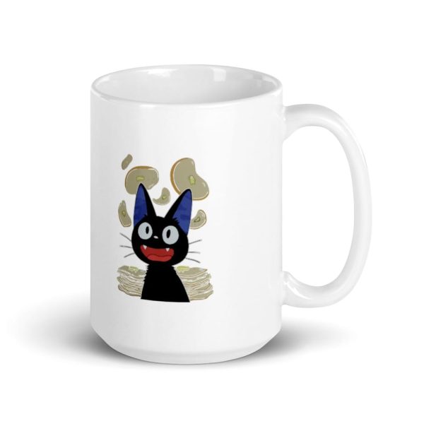 Kiki's Delivery Service Movie - Kiki’s Delivery Service – Jiji & Pancake Mug-Accessories, Kiki's Delivery Service, Kiki's Delivery Service Movie, Mug