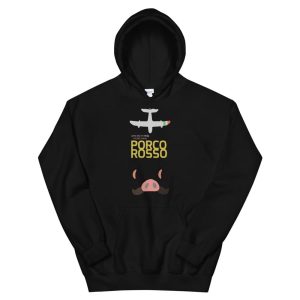 Porco Rosso Hoodie Unisex-Apparel, Hoodie, porco rosso