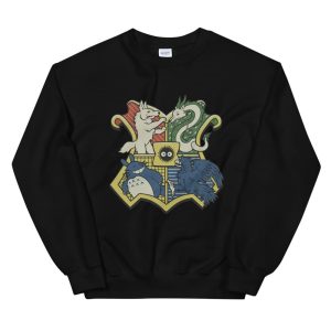 Studio Ghibli Characters As Hogwarts House Sweatshirt Unisex-Apparel, Sweatshirt