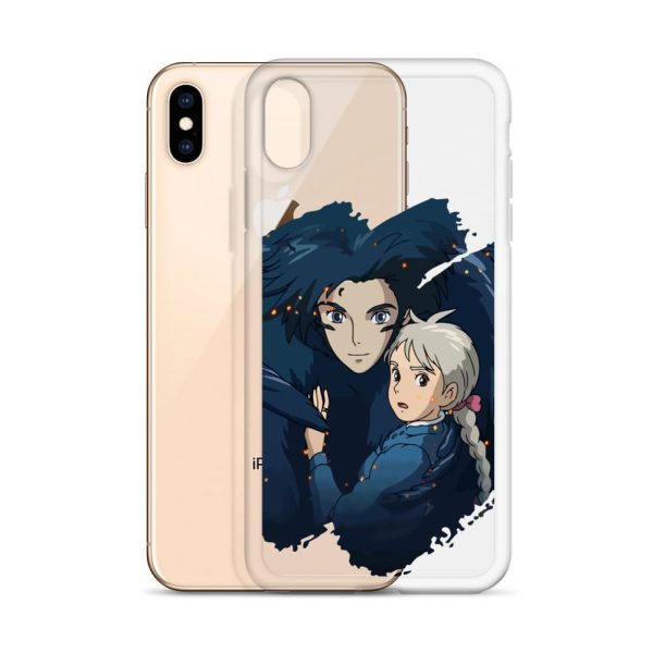 Howl's Moving Castle Poster - Howl and Sophie iPhone Case-Accessories, Howl's Moving Castle, Howl's Moving Castle Poster, Phone Case