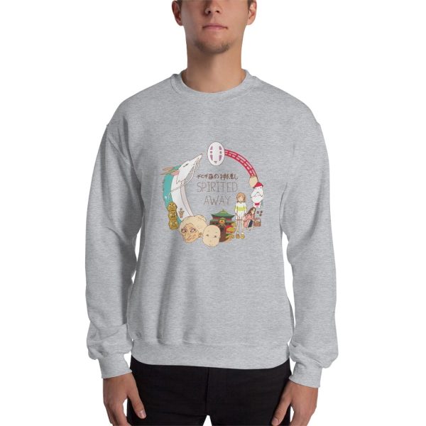 Spirited Away - Spirited Away Compilation Characters Sweatshirt Unisex-Apparel, Spirited Away, Sweatshirt