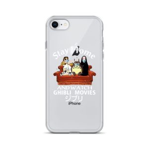 Totoro Umbrella - Stay Home and Watch Ghibli Movie iPhone Case-Accessories, kaonashi, no face, Phone Case, Spirited Away, Totoro Umbrella