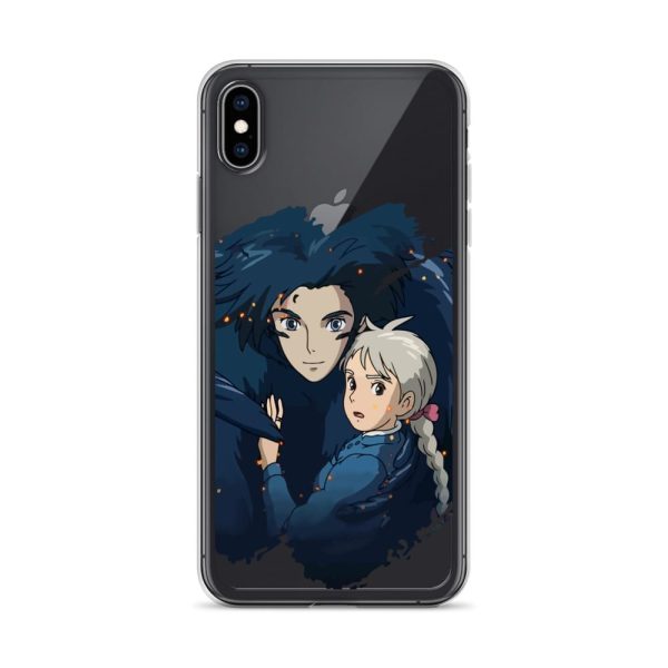 Howl's Moving Castle Poster - Howl and Sophie iPhone Case-Accessories, Howl's Moving Castle, Howl's Moving Castle Poster, Phone Case