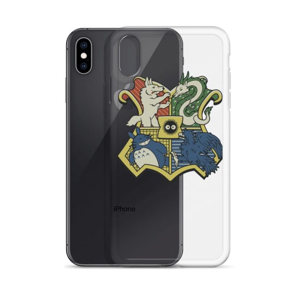 My Friend Totoro - Studio Ghibli Characters As Hogwarts House iPhone Case-Accessories, My Friend Totoro, My Neighbor Totoro, Phone Case, princess mononoke, Spirited Away