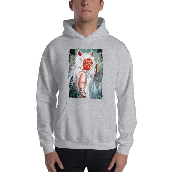 Princess Mononoke Ainu Influence - Princess Mononoke – Forest Guardian Hoodie Unisex-Apparel, Hoodie, princess mononoke, Princess Mononoke Ainu Influence