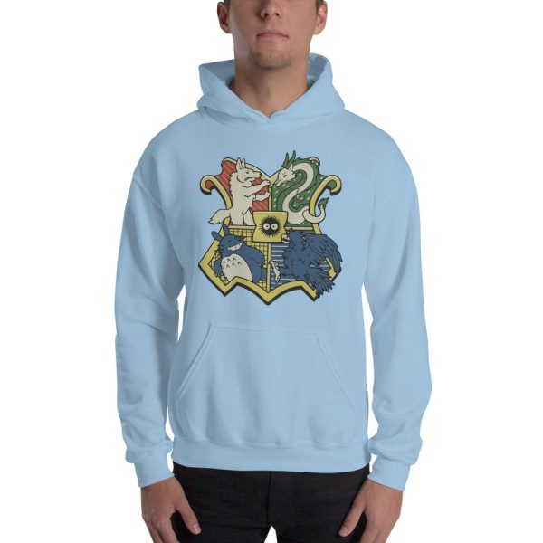 Studio Ghibli Characters As Hogwarts House Hoodie Unisex-Apparel, Hoodie