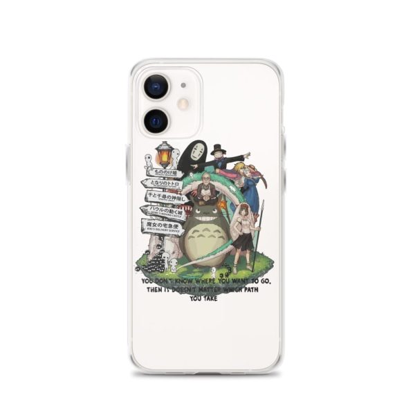 Studio Ghibli Hayao Miyazaki With His Arts iPhone Case-Accessories, Howl's Moving Castle, Phone Case, Spirited Away