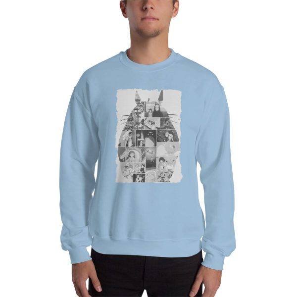 My Neighbour Totoro - Ghibli Studio Collage Art Sweatshirt Unisex-Apparel, Howl's Moving Castle, Kiki's Delivery Service, Laputa: Castle in the Sky, My Neighbor Totoro, My Neighbour Totoro, ponyo, porco rosso, princess mononoke, Spirited Away, Sweatshirt