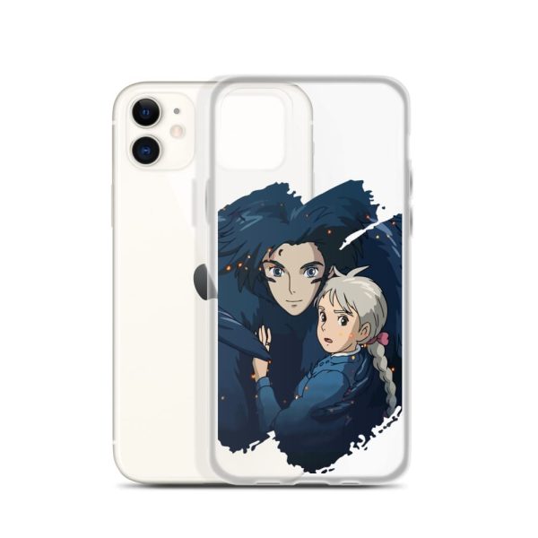 Howl's Moving Castle Poster - Howl and Sophie iPhone Case-Accessories, Howl's Moving Castle, Howl's Moving Castle Poster, Phone Case