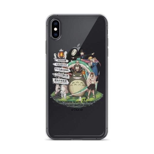 Studio Ghibli Hayao Miyazaki With His Arts iPhone Case-Accessories, Howl's Moving Castle, Phone Case, Spirited Away