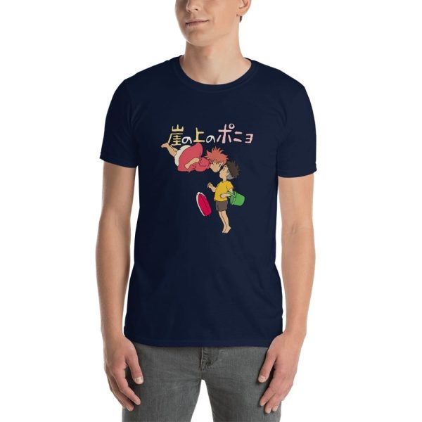 Studio Ghibli Ponyo - Ponyo on the Cliff by the Sea T Shirt Unisex-Apparel, ponyo, Studio Ghibli Ponyo