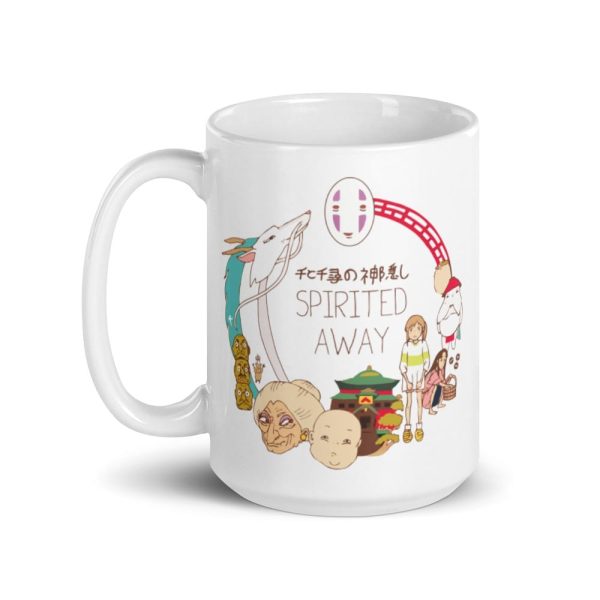 Spirited Away Full Movie - Spirited Away Compilation Characters Mug-Accessories, kaonashi, Mug, no face, Spirited Away, Spirited Away Full Movie