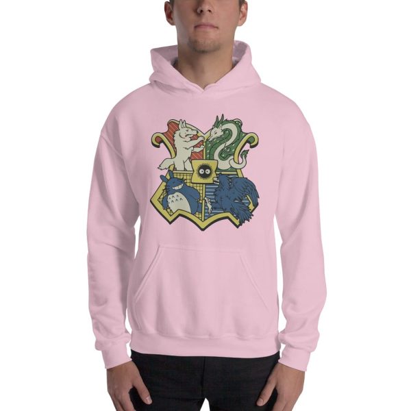 Studio Ghibli Characters As Hogwarts House Hoodie Unisex-Apparel, Hoodie