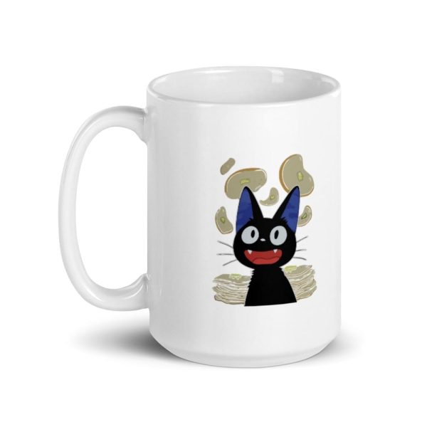 Kiki's Delivery Service Movie - Kiki’s Delivery Service – Jiji & Pancake Mug-Accessories, Kiki's Delivery Service, Kiki's Delivery Service Movie, Mug