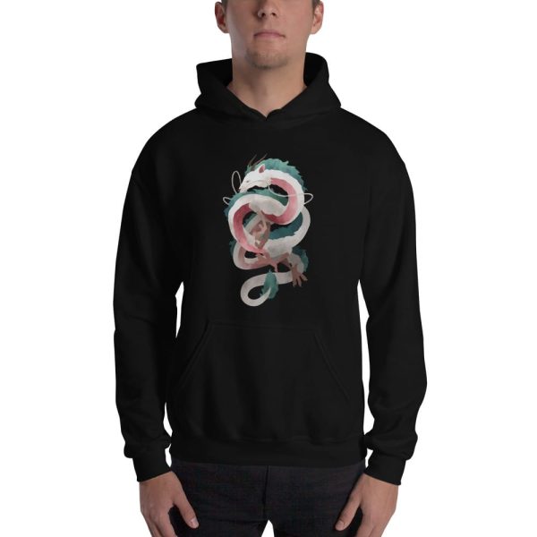 No Face Spirited Away - Spirited Away – Haku Dragon Hoodie Unisex-Apparel, Hoodie, No Face Spirited Away, Spirited Away