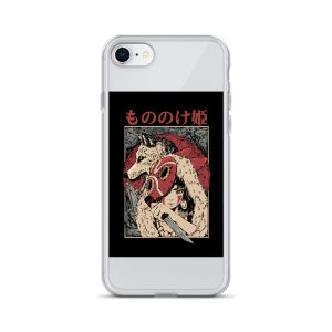 Princess Mononoke Movie Poster - Princess Mononoke Vintage iPhone Case-Accessories, Phone Case, princess mononoke, Princess Mononoke Movie Poster