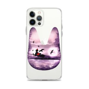 Tombo Kiki's Delivery Service - Kiki’s Delivery Service – Purple Jiji iPhone Case-Accessories, Kiki's Delivery Service, Phone Case, Tombo Kiki's Delivery Service