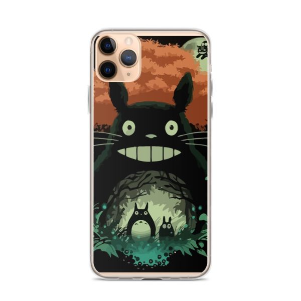 Totoro Stuffed Animal - My Neighbor Totoro – The Magic Forest iPhone Case-Accessories, Phone Case, Totoro Stuffed Animal