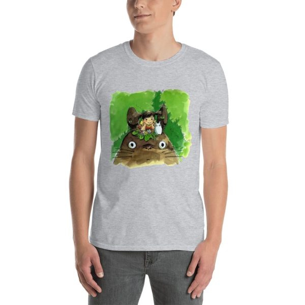 Totoro Ramen - My Neighbor Totoro & Mei Water Color Art T Shirt-Apparel, Totoro Ramen, Tshirt