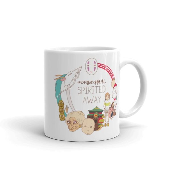 Spirited Away Full Movie - Spirited Away Compilation Characters Mug-Accessories, kaonashi, Mug, no face, Spirited Away, Spirited Away Full Movie