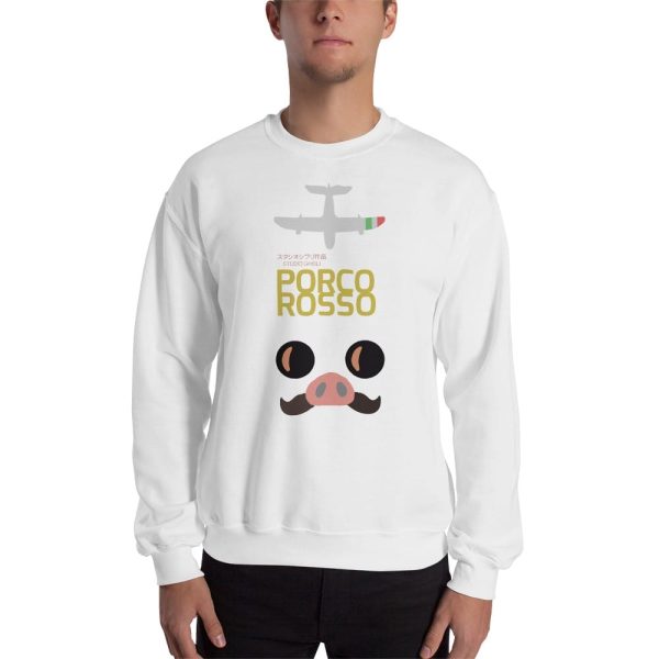 Porco Rosso Sweatshirt Unisex-Apparel, porco rosso, Sweatshirt