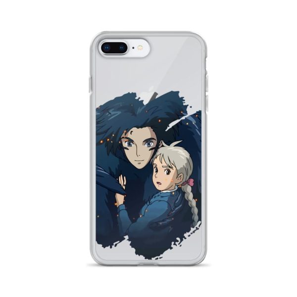 Howl's Moving Castle Poster - Howl and Sophie iPhone Case-Accessories, Howl's Moving Castle, Howl's Moving Castle Poster, Phone Case