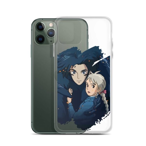 Howl's Moving Castle Poster - Howl and Sophie iPhone Case-Accessories, Howl's Moving Castle, Howl's Moving Castle Poster, Phone Case