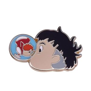 Ponyo Background - Ponyo on the Cliff Cute Badge Pins-Other, ponyo, Ponyo Background