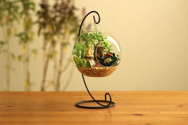 Totoro Lamp - My Neighbor Totoro Cute DIY Glass Ball Doll House for Christmas Gift-My Neighbor Totoro, Totoro Lamp, Toy Figure