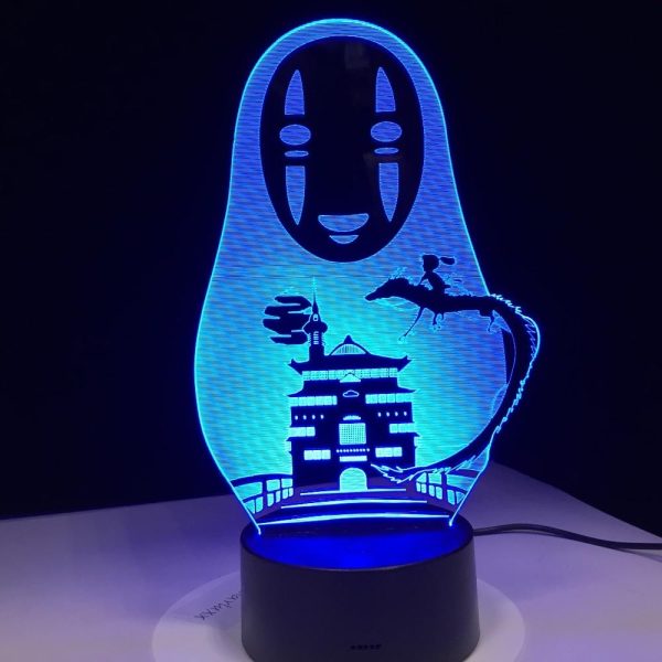 Haku Spirited Away - Spirited Away No Face Kaonashi Night Light 7 Colors-Haku Spirited Away, no face, Other, Spirited Away