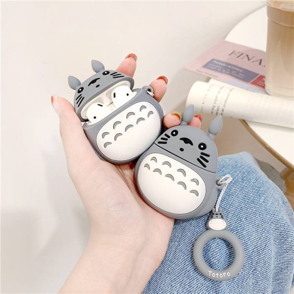 My Neighbor Totoro Japanese - Ghibli Characters Silicone Case for Airpods 1 2-My Neighbor Totoro, My Neighbor Totoro Japanese, no face, Other, Spirited Away