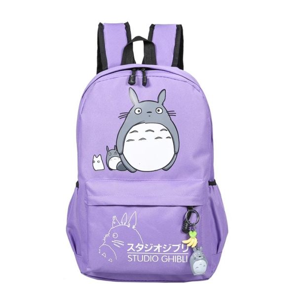 Totoro Catbus - My Neighbor Totoro Canvas Backpack 6 Colors-Tag: Bags, Totoro Catbus