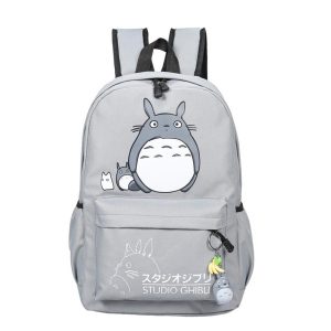 Totoro Catbus - My Neighbor Totoro Canvas Backpack 6 Colors-Tag: Bags, Totoro Catbus