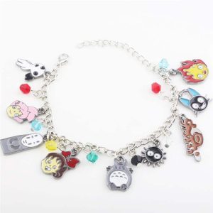 Soot Balls Totoro - Ghibli Studio Movies Characters Pendant Bracelet-Bracelet, kaonashi, no face, ponyo, Soot Balls Totoro