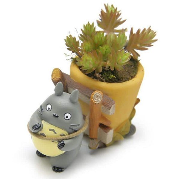 Totoro Stuffed Animal - My Neighbor Totoro Flower Pot Figure 5cm-House Decor, My Neighbor Totoro, Totoro Stuffed Animal, Toy Figure