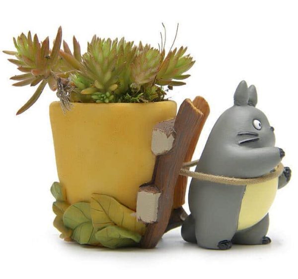 Totoro Stuffed Animal - My Neighbor Totoro Flower Pot Figure 5cm-House Decor, My Neighbor Totoro, Totoro Stuffed Animal, Toy Figure