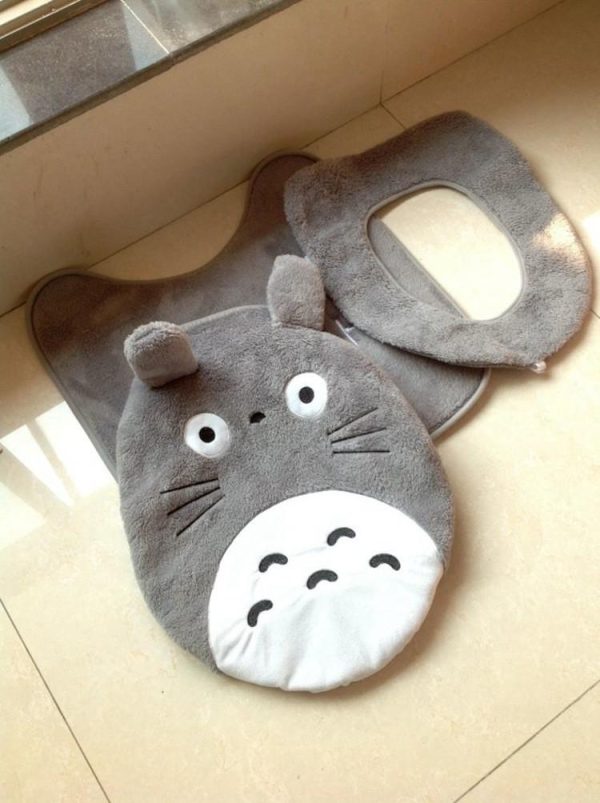 My Neighbor Totoro Film - My Neighbor Totoro Toilet Seat Cover Mat-My Neighbor Totoro Film, Tag: House Decor