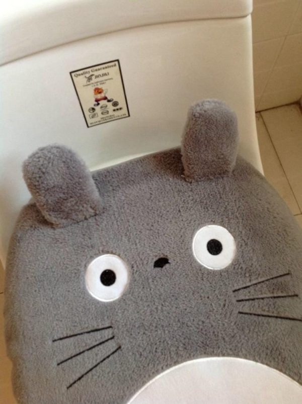 My Neighbor Totoro Film - My Neighbor Totoro Toilet Seat Cover Mat-My Neighbor Totoro Film, Tag: House Decor