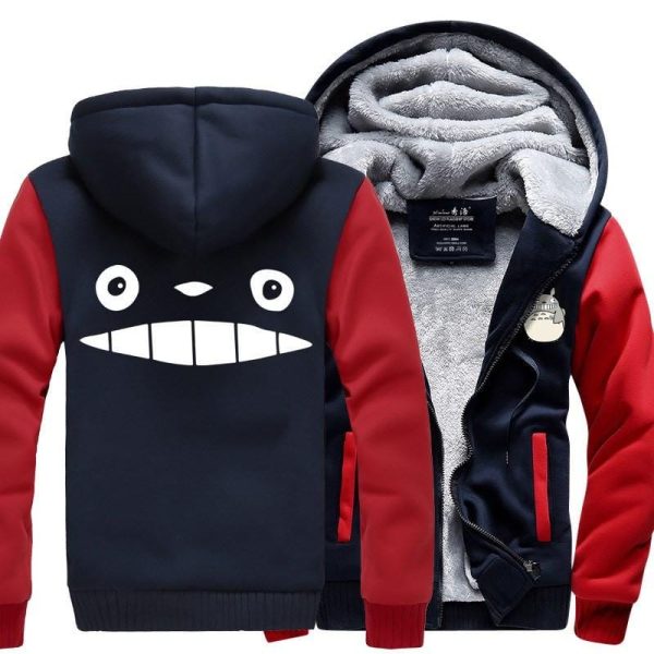 Hayao Miyazaki Totoro - My Neighbor Totoro Thicken Jacket-Apparel, Hayao Miyazaki Totoro, My Neighbor Totoro, Sweatshirt