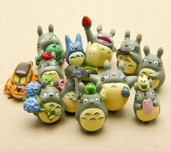 Tom Totoro Concrete - My Neighbor Totoro Mini Garden Decoration 12pcs/set-Figure, House Decor, Tom Totoro Concrete