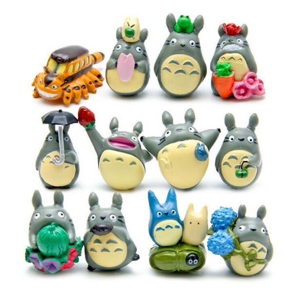 Tom Totoro Concrete - My Neighbor Totoro Mini Garden Decoration 12pcs/set-Figure, House Decor, Tom Totoro Concrete