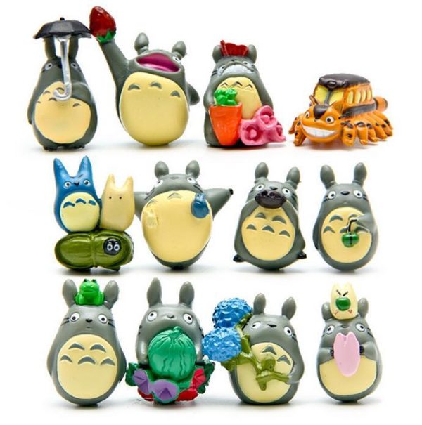 Tom Totoro Concrete - My Neighbor Totoro Mini Garden Decoration 12pcs/set-Figure, House Decor, Tom Totoro Concrete