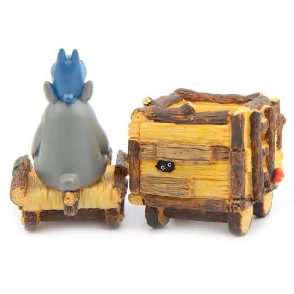 What Animal Is Totoro - My Neighbor Totoro Mini Train Flower Pot-House Decor, My Neighbor Totoro, Toy Figure, What Animal Is Totoro