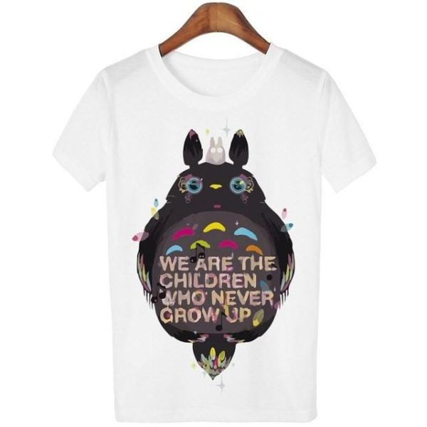 Totoro Backpack - Casual o-neck Totoro Print T-shirt Women 14 Styles-Apparel, My Neighbor Totoro, Totoro Backpack, Tshirt