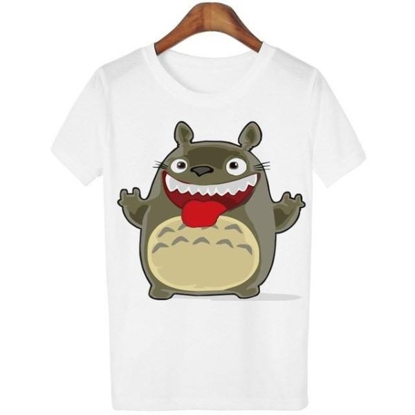 Totoro Backpack - Casual o-neck Totoro Print T-shirt Women 14 Styles-Apparel, My Neighbor Totoro, Totoro Backpack, Tshirt