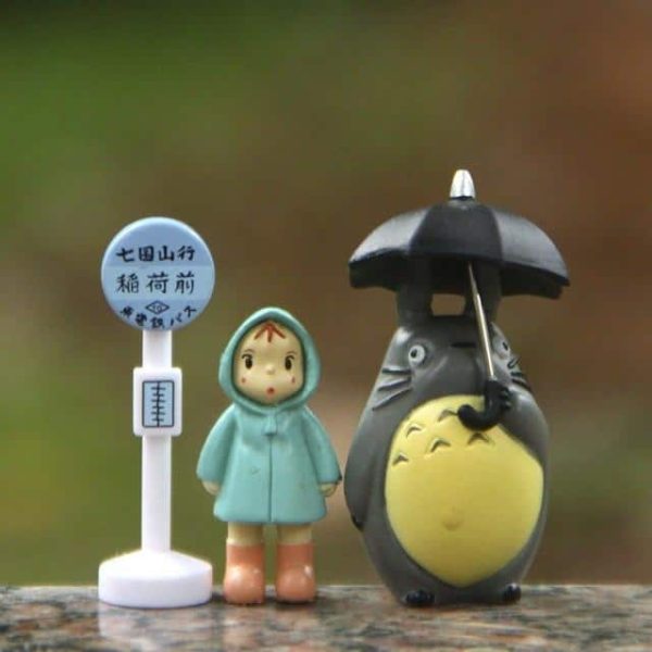 Mei Totoro - Totoro at the bus stop-Mei Totoro, My Neighbor Totoro, Toy Figure